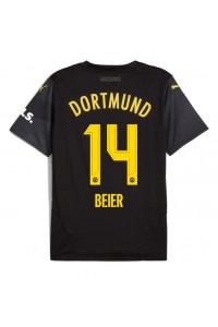 Fotbalové Dres Borussia Dortmund Maximilian Beier #14 Venkovní Oblečení 2024-25 Krátký Rukáv